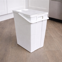 Affaldsspand 10,5L - Pure White - Ophængsbeslag - smal montering